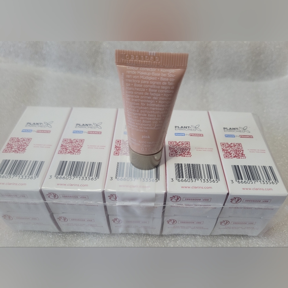 CLARINS SOS Primer Pink Makeup Primer - Lot of 10pcs (10 × 5ml)
